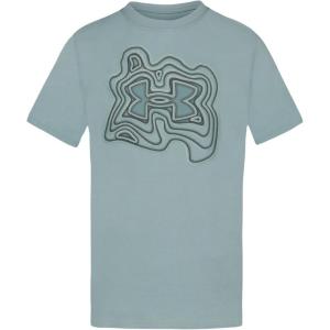 imageUnder Armour Boys Short Sleeve Shirt Crewneck Lightweight and Breathable OutdoorSerpentine Mountaintop