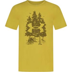 imageUnder Armour Boys Short Sleeve Shirt Crewneck Lightweight and Breathable OutdoorYellow