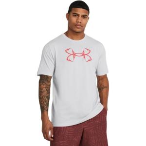imageUnder Armour Mens Fish Hook Logo Tee017 Halo Gray   Coho