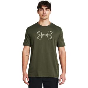 imageUnder Armour Mens Fish Hook Logo Tee391 Marine Od Green   Grove Green