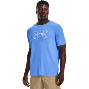 imageUnder Armour Mens Fish Hook Logo Tee477 Carolina Blue   Halo Gray