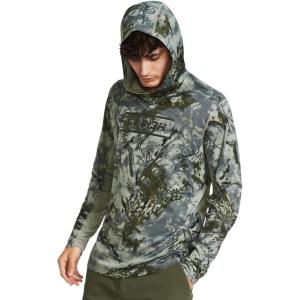 imageUnder Armour Mens Isochill Shore Break Camo Hoodie504 Grove Green  Grove Green  Baroque Green