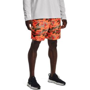 imageUnder Armour Mens Shorebreak 2in1 BoardshortsBlaze Orange 825Mod Gray