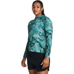 imageUnder Armour Womens Isochill Shorebreak Hoodie482 Radial Turquoise  Circuit Teal  Circuit Teal