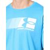 imageUnder Armour Mens Fast Left Chest Short Sleeve T Shirt444 Viral Blue   White