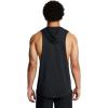 imageUnder Armour Mens Project Rock Payoff Sleeveless Hoodie001 Black   White