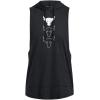 imageUnder Armour Mens Project Rock Payoff Sleeveless Hoodie001 Black   White
