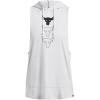 imageUnder Armour Mens Project Rock Payoff Sleeveless Hoodie011 Mod Gray Medium Heather   Black
