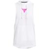 imageUnder Armour Mens Project Rock Payoff Sleeveless Hoodie100 White   Vivid Magenta