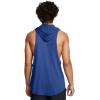imageUnder Armour Mens Project Rock Payoff Sleeveless Hoodie432 Tech Blue   Silt