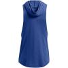 imageUnder Armour Mens Project Rock Payoff Sleeveless Hoodie432 Tech Blue   Silt
