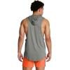 imageUnder Armour Mens Project Rock Payoff Sleeveless Hoodie709 Clay Green   Team Orange