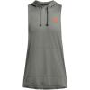 imageUnder Armour Mens Project Rock Payoff Sleeveless Hoodie709 Clay Green   Team Orange