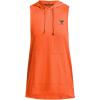 imageUnder Armour Mens Project Rock Payoff Sleeveless Hoodie800 Team Orange   Black