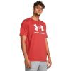 imageUnder Armour Mens Sportstyle Logo Short Sleeve T Shirt814 Red Solstice   White