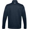 imageUnder Armour Mens Storm SweaterFleece Quarter ZipAcademy Blue Light Heather 408Halo Gray
