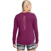 imageUnder Armour Womens Project Rock Payoff Long Sleeve505 Purple Gemini  Flare Orange  Vivid Magenta