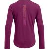 imageUnder Armour Womens Project Rock Payoff Long Sleeve505 Purple Gemini  Flare Orange  Vivid Magenta