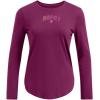 imageUnder Armour Womens Project Rock Payoff Long Sleeve505 Purple Gemini  Flare Orange  Vivid Magenta