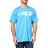imageUnder Armour Mens Fast Left Chest Short Sleeve T Shirt444 Viral Blue   White