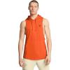 imageUnder Armour Mens Project Rock Payoff Sleeveless Hoodie800 Team Orange   Black