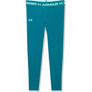 imageUnder Armour Girls HeatGear Armour Full Length Legging449 Hydro Teal   Radial Turquoise