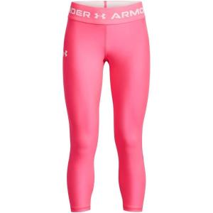 imageUnder Armour Girls HeatGear Armour Full Length Legging653 Cerise   White