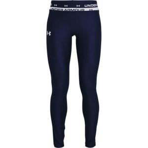 imageUnder Armour Girls HeatGear Armour Full Length LeggingMidnight Navy 410White