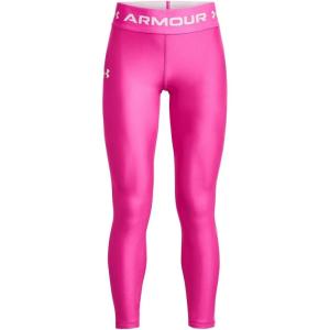 imageUnder Armour Girls HeatGear Armour Full Length LeggingRebel PinkWhite