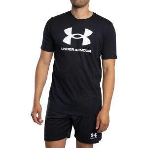 imageUnder Armour Mens Sportstyle Logo Short Sleeve T Shirt001 Black   White