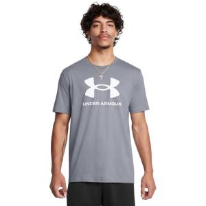 imageUnder Armour Mens Sportstyle Logo Short Sleeve T Shirt036 Steel   White