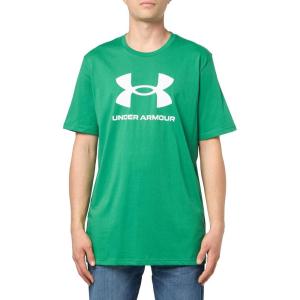 imageUnder Armour Mens Sportstyle Logo Short Sleeve T Shirt305 Team Kelly Green   White