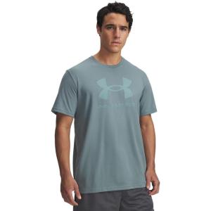 imageUnder Armour Mens Sportstyle Logo Short Sleeve T Shirt587 Jasper Blue   Serpentine