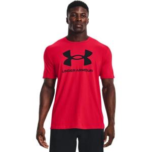 imageUnder Armour Mens Sportstyle Logo Short Sleeve T Shirt600 Red   Black