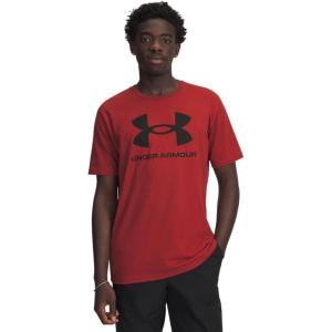 imageUnder Armour Mens Sportstyle Logo Short Sleeve T Shirt840 Earthen Orange   Black