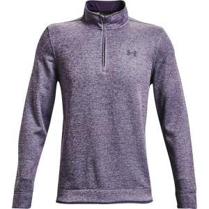 imageUnder Armour Mens Storm SweaterFleece Quarter ZipTwilight Purple 500Halo Gray
