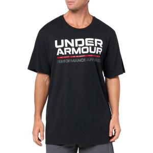 imageUnder Armour Mens Wordmark Short Sleeve T Shirt001 Black   White