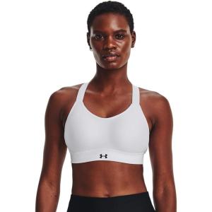 imageUnder Armour Womens Continuum High Impact Sports Bra100 White   Metallic Silver