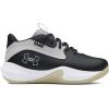 imageUnder Armour Kids Pre School Lockdown 7 Basketball Shoes002 BlackSiltDistant Gray
