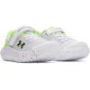 imageUnder Armour UnisexChild Pre School Surge 4 Alternate Closure Running Shoe103 WhiteHyper GreenBlack