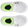 imageUnder Armour UnisexChild Pre School Surge 4 Alternate Closure Running Shoe103 WhiteHyper GreenBlack