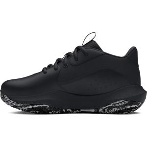 imageUnder Armour Kids Pre School Lockdown 7 Basketball Shoes004 BlackBlackMetallic Silver