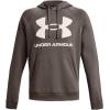 imageUnder Armour Mens Rival Fleece Big Logo Hoodie176 Fresh Clay   Onyx White