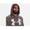 imageUnder Armour Mens Rival Fleece Big Logo Hoodie176 Fresh Clay   Onyx White