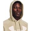 imageUnder Armour Mens Rival Fleece Big Logo Hoodie290 Khaki Base   Onyx White