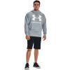imageUnder Armour Mens Rival Fleece Big Logo Hoodie465 Harbor Blue   Onyx White