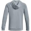 imageUnder Armour Mens Rival Fleece Big Logo Hoodie465 Harbor Blue   Onyx White