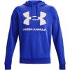 imageUnder Armour Mens Rival Fleece Big Logo Hoodie486 Versa Blue   Onyx White