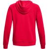 imageUnder Armour Mens Rival Fleece Big Logo Hoodie600 Red   Onyx White