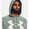 imageUnder Armour Mens Rival Fleece Big Logo Hoodie690 Chestnut Red   Onyx White